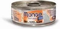 Консервы для кошек Monge Cat Natural тунец с лососем 80г