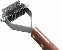 Стриппинг SHOW TECH 12 ножей с деревянной ручкой для мягкой шерсти