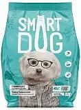 Сухой корм для взрослых собак Smart Dog с ягнёнком, лососем, индейкой 800 г