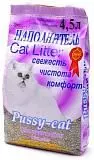 Комкующийся наполнитель для кошек Pussy-Cat 4,5 л, (2,8 кг.)