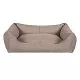 Лежак Tappi "Шабли" прямоугольный с подушкой, бежевый, 87*62*24 см