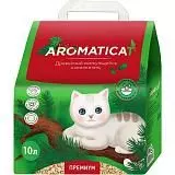Наполнитель древесный комкующийся для кошек AromatiCat Premium, 10 л (4 кг.)