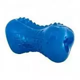 Игрушка для собак Rogz Кость из резины с массажными насечкми YUMZ TREAT TOY MEDIUM, средняя, синий