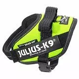 JULIUS-K9 шлейка для собак IDC®-Powerharness Mini-Mini (40-53см/ 4-7кг), зеленый неон