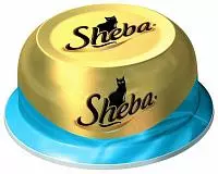 Влажный корм для кошек Sheba Classic сочный тунец в нежном соусе, 80г