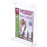 Капли репеллентные  для щенков и мелких собак весом менее 10 кг mr. Bruno 3 шт по 1 мл
