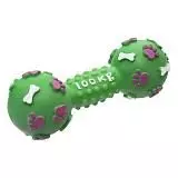 Игрушка для собак Yami-Yami "Гантель 100кг", зеленый, 15 см