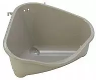 Туалет для грызунов Moderna pet's corner 35х24х18, теплый серый