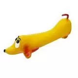 Игрушка для собак Yami-Yami "Бассет", желтый, 18 см