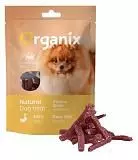 Лакомство для собак малых пород Organix «Нарезка утиного филе» 100% мясо 50 г