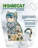 Наполнитель впитывающий силикагелевый Homecat с ароматом морозной свежести 7,6 л 3,25 кг