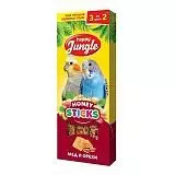 Палочки для птиц Happy Jungle мед/орехи 3 шт*90 г