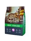 Сухой корм для стерилизованных кошек Mr. Buffalo STERILIZED с индейкой 1,8 кг