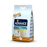 Сухой корм для взрослых собак малых пород Advance с курицей и рисом (Mini Adult) 7,5 кг